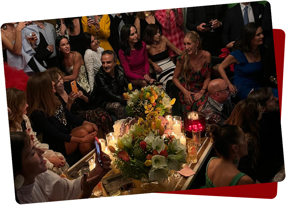 Invitados en un evento