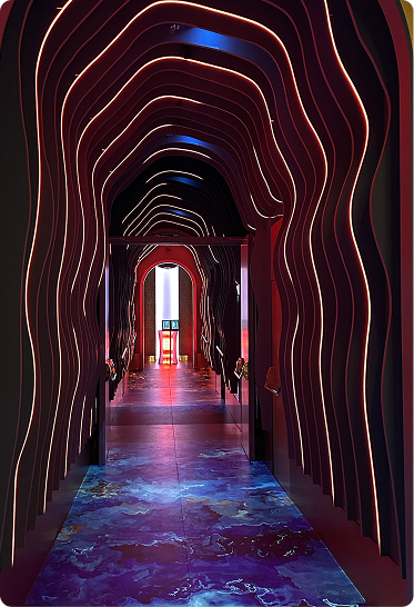 Túnel de luces